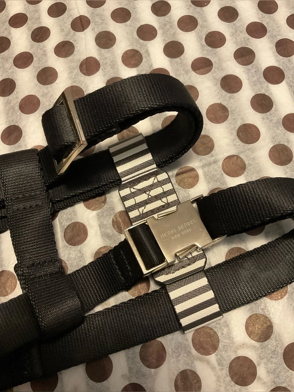 EUC Henri Bendel Pet Set - Collar, Harness and Leash
